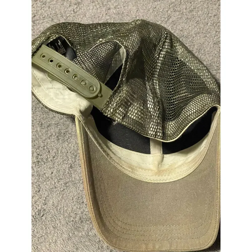Eastern Mountain Sports Hat Unisex OS Olive Trucker Cap Mesh Patch Logo Vintage